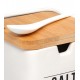 Saleiro 270ml De Porcelana Manhattan Branco